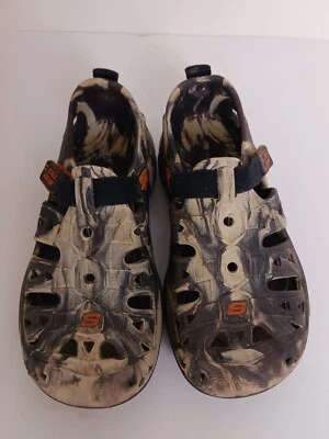 Skechers Water Shoes Kids Size 3 SKX Cali Gear Foam Sandals Durable Camouflage - Image 1 of 4