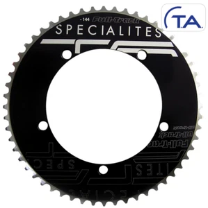 Cadenas TA negras pista/velocidad de una sola velocidad 144 mm pcd para cadenas de 1/8 - Imagen 1 de 14