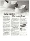 Lands End Like Father Like Daughter Turtleneck Vintage 1995 Print Ad