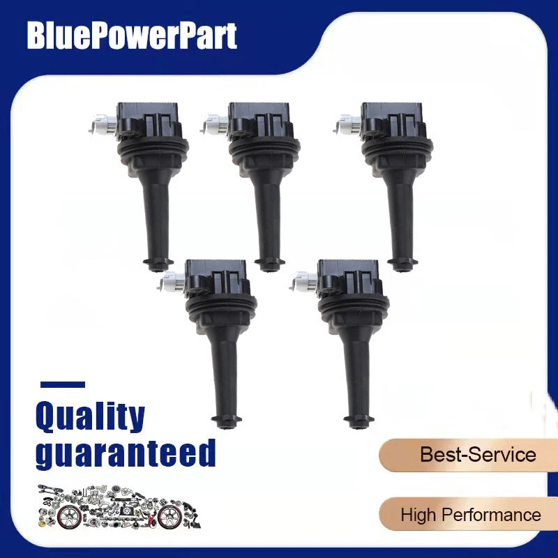 For Volvo C30 C70 S40 S60 S80 V50 V70 2004-2010 Ignition Coil 5X 30713417 New - image 1 of 4
