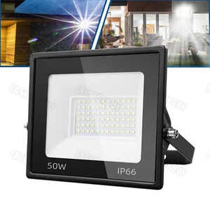 Proiettore LED 50W faro esterno faretto lampada IP66 giardino proiettore 6500K - Foto 1 di 10