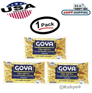 GOYA Yellow Split PeasArvejas Partidas Amarillas 16OZ (3 Pack) New-Free Shipping - Picture 1 of 4