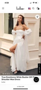Like-New Lulus Wedding / Formal Dress XS - Picture 1 of 2
