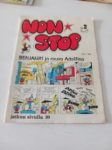 Benjamin Tintin in America 1976 Finnish Comic Spirou Fantasio Chlorophylle - Picture 1 of 9