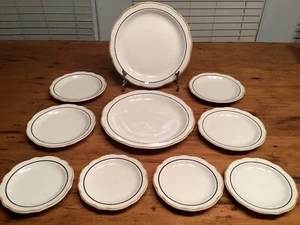 Buffalo China Large 10 Piece Lot/Set Of Restaurant Plates - Picture 1 of 7