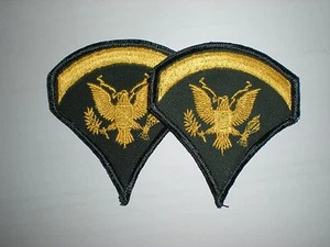 ESPECIFICACIÓN DEL EJÉRCITO DE ESTADOS UNIDOS 5 ESPECIALISTA TAMAÑO COMPLETO RANGO MASCULINO ERA DE VIETNAM -1 PAR - Imagen 1 de 1