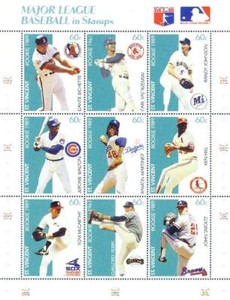 Dante Bichette 1989 St. Vincent Rookie stamp