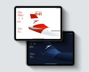 Austrian Airlines iPad Wallpaper - Picture 1 of 3