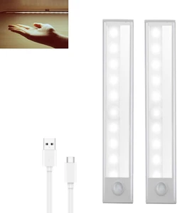 Motion Activated RV Step Lights, USB Rechargeable 26 LED Battery Operated Motorh - Picture 1 of 12