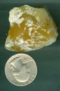 10 pieces of Natural Gold Calsite rough Large Chunks of Natural Selenite rough - Picture 1 of 2