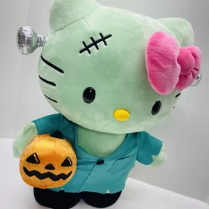 Hello Kitty Frankenstein Halloween Greeter 2023 17" peluche Sanrio juguete de peluche - Imagen 1 de 16