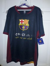 FC Barcelona soccer jersey T-shirt Barça fútbol camiseta azul camisa  NEW M