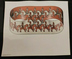 M.C. Escher Reiter ca. 64cm x 54cm Poster Bild / Horsemen / Cordon Art - Picture 1 of 6