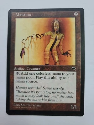 MTG Magic The Gathering Card Manakin Artifact Creature Tempest 1997 - Image 1 of 2