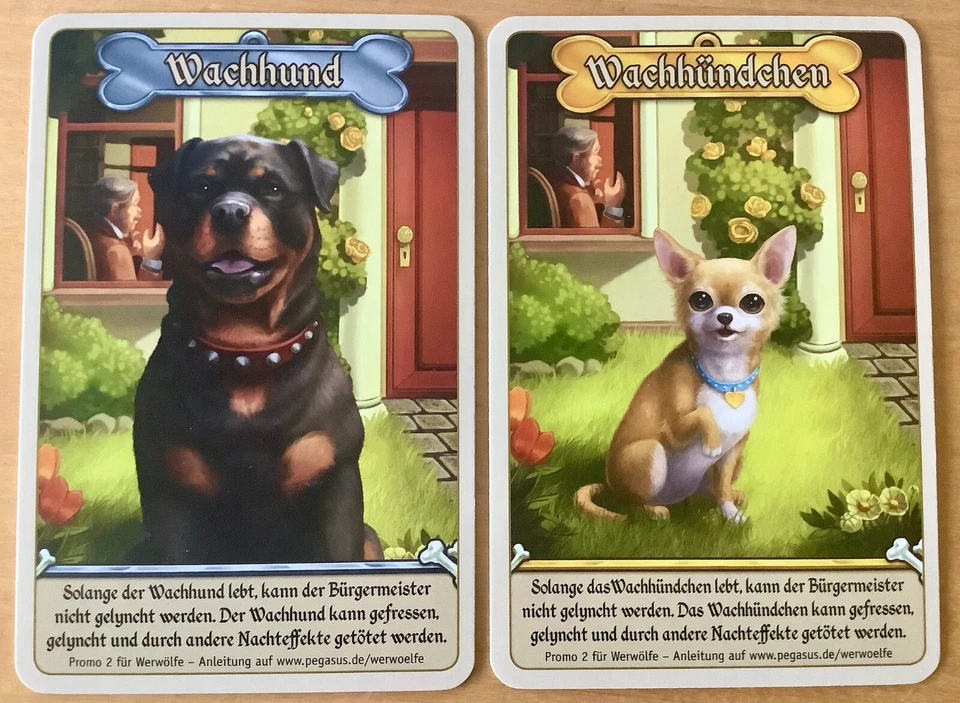 Hombres lobo (Pegaso): tarjetas promocionales "perro guardián" y "perro guardián" Foto 1 de 1