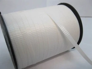 2X 500Yards White Gift Wrap Curling Ribbon Spool 5mm - Picture 1 of 3