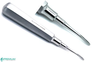 Dental Elevators Curved 4mm Root Tip Surgical Extraction Premium Instruments - Picture 1 of 3