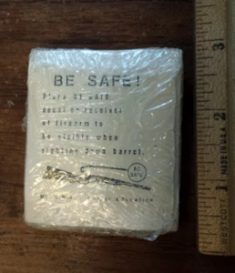 BE SAFE Hunter Education Stickers - Michigan DNR - vintage unopened package. - Picture 1 of 3