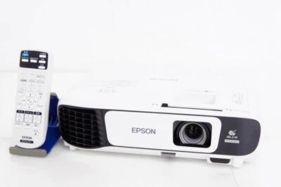 EPSON 3600 Lumen LCD Projector EB-U42 White AC100V Business Japan Used - Image 1 of 4
