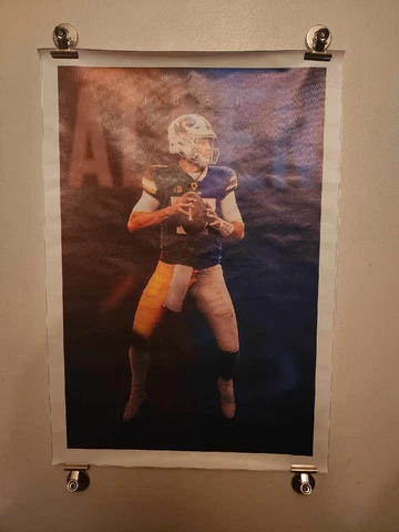 Josh Allen Buffalo Bills Canvas Print Wall Art Poster Cover