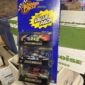 NASCAR Winner's Circle 1/43rd Value Pack Jeff Gordon, Earnhardt Jr, J. Mayfield - Imagen 1 de 4