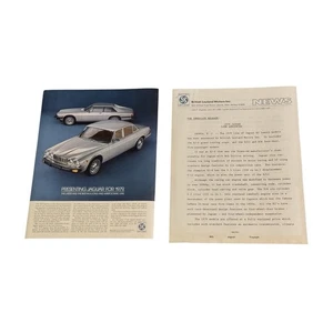 1979 Jaguar Advertisement Press Release Dealership Memo British Leyland Motors - Picture 1 of 7
