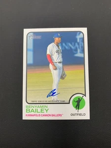 2022 Topps Heritage Minor League Edition Real One Auto Benyamin Bailey #ROA-BB - Picture 1 of 1