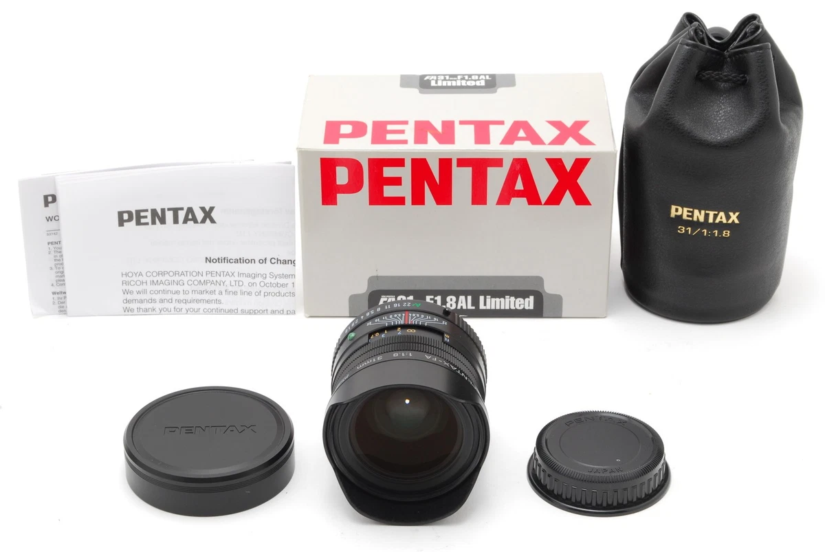 Pentax FA Limited f/1.8 31mm Focal Camera Lenses for sale | eBay