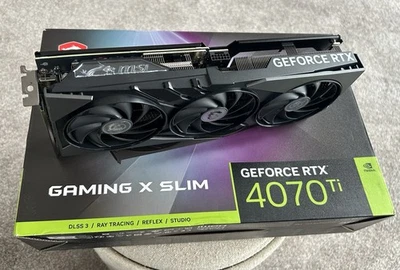 MSI GeForce RTX 4070 Ti Gaming x Trios 12GB GDDR6X - Immaculate Condition, Boxed - Image 1 of 4