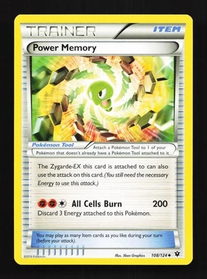 Power Memory 108/124 LP Fates Collide English Pokemon Card TCG - Image 1 of 4