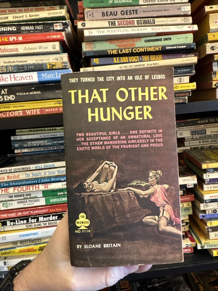 That Other Hunger Sloane Britain Vintage Sleaze Lesbian Paperback Midwood 1961 - Image 1 of 4