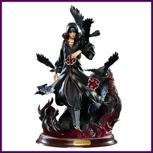 28cm Popular Naruto Anime Model Uchiha Itachi Statue Toy Home Decor Ornament - Picture 1 of 24