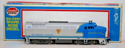 Model Power HO Scale D&H Delaware & Hudson Baldwin Sharknose Diesel Engine 1216 - Image 1 of 4