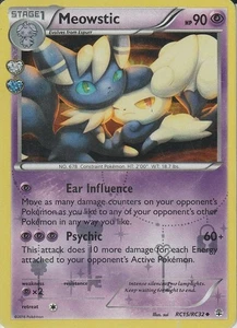 Pokemon TCG Card 2016 XY Generations Radiant Meowstic RC15/RC32 Reverse Holo - Foto 1 di 2