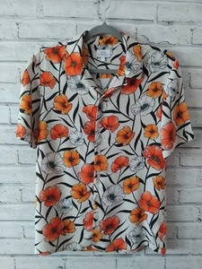 Next HAWAIIAN SHIRT STAG BEACH HAWAII FLORAL PARTY SUMMER HOLIDAY S Slim Fit - Picture 1 of 6