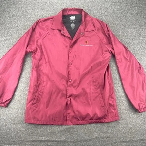 Primitive x Naruto Shippuden Men's M Uchiha Itachi Coach Jacket Maroon Anime - Picture 1 of 9