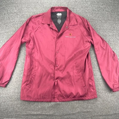 Primitive x Naruto Shippuden Men's M Uchiha Itachi Coach Jacket Maroon Anime - Image 1 of 4