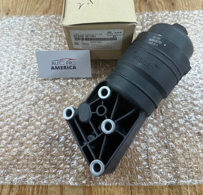 CARCASA FILTRO ACEITE MOTOR para HYUNDAI GENESIS 2010-2016 3.8L V6 OEM 263003C701 Foto 1 de 4