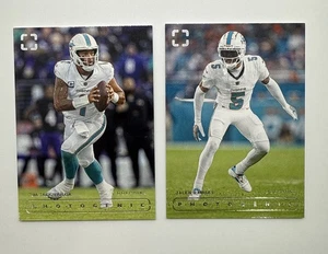 2024 Panini Photogenic Tua Tagovailoa #110 & Jalen Ramsey #123 Miami Dolphins - Bild 1 von 2