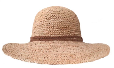 NITZSCHE FASHION GMBH & CO KG Damenhut Schlapphut Stroh rollbar Kofferhut Urlaub Strand Sonnenschutz Garten