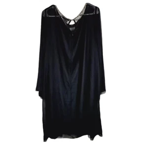 Jessica London transparentes Perlen Überkleid schwarz Übergröße 20 neu - Bild 1 von 9