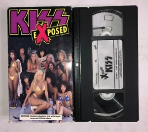 KISS - Exposed (VHS, 1987) Paul Stanley, Gene Simmons, Eric Carr, Bruce Kulick - Imagen 1 de 1