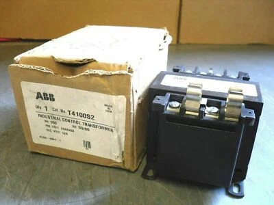 TRANSFORMADOR ABB 100VA 1PH T4100S2 HV 208/480 LV 120 *NUEVO EN CAJA* Foto 1 de 2
