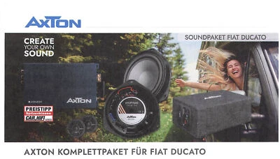 Axton sound package for Opel Movano DSP amplifier, speakers, subwoofer - Изображение 1 из 4