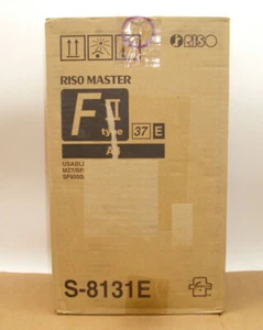 Riso S-8131E Master FII tipo 37 E para MZ7 SF9350 EII 5350 9350 EZ RZ 370 570 - Imagen 1 de 1