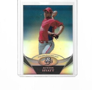 2011 BOWMAN PLATINUM BASEBALL AUSTIN HYATT REFRACTOR #BPP21
