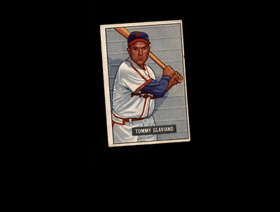 1951 Bowman 301 Tommy Glaviano RC VG-EX #D1,071103 - Image 1 of 2