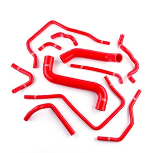 For 2002-2007 Subaru WRX GDA GGA STI GDB GGB Red Silicone Radiator Heater Hose - Imagen 1 de 8