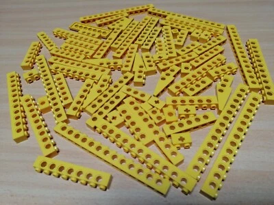LEGO Technic Konvolut Lochstangen Lochsteine gelb / Technik - Bild 1 von 4