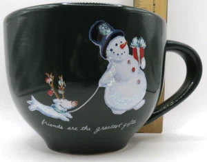 Bath & Body Works 1999 Holiday Ed. Green XL Mug "Friends are the Greatest Gift" - Picture 1 of 8